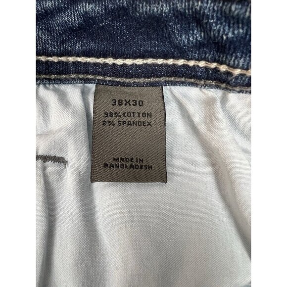 Decree Men’s 38X30 Flex Distressed Denim Jeans (28 Inch Inseam) - Picture 9 of 12